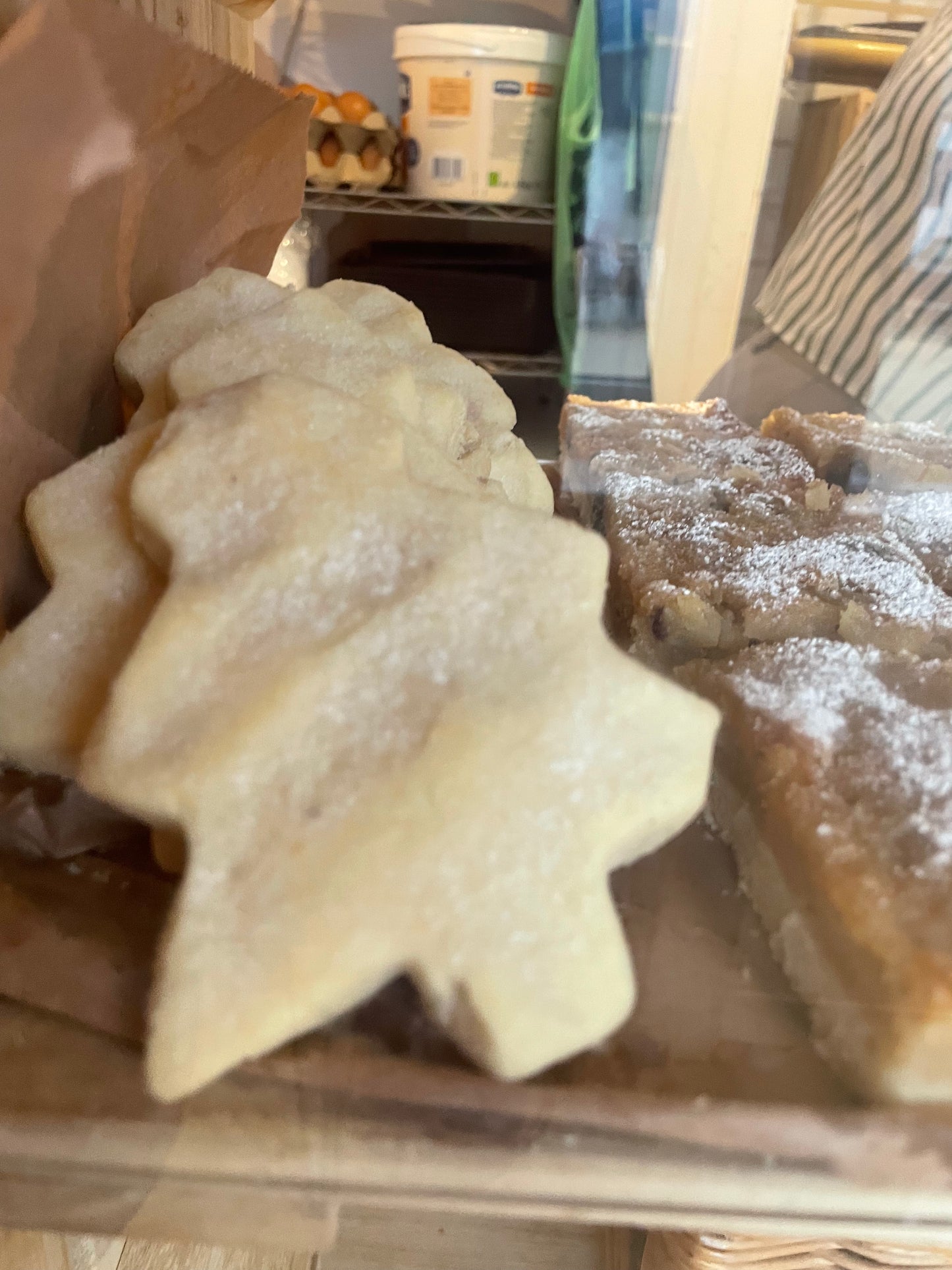 Christmas tree shortbread