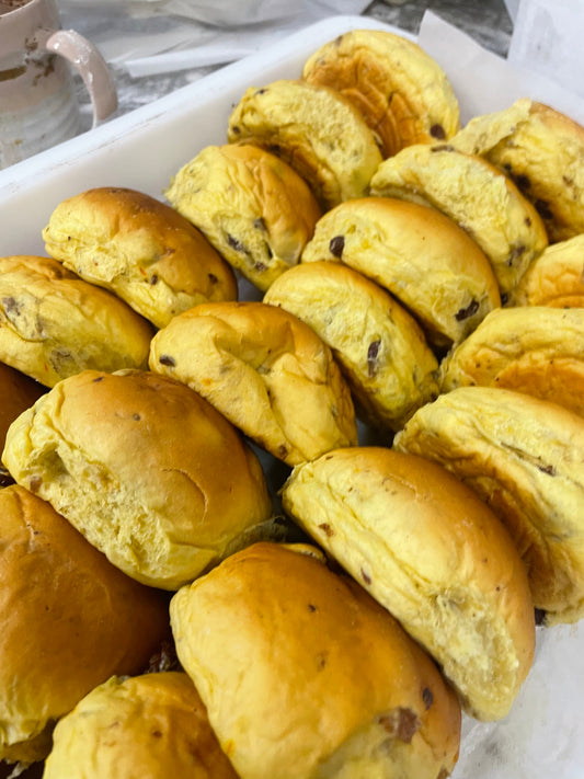 Traditional Cornish saffron buns