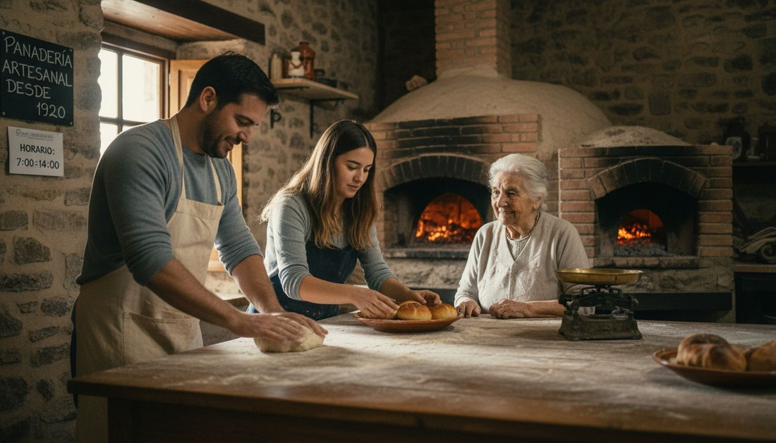 Una familia de panaderos uniendo esfuerzos en su obrador en Cornwall