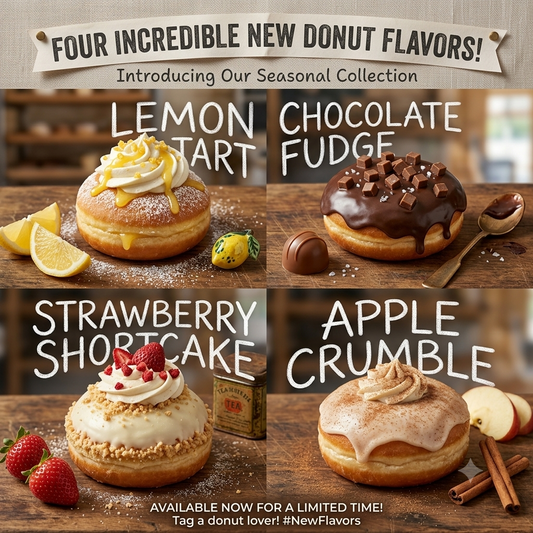 Exciting New Doughnut Flavours Have Arrived!