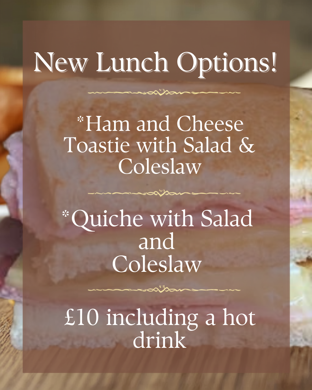 Have You Tried Our New Lunch Options?