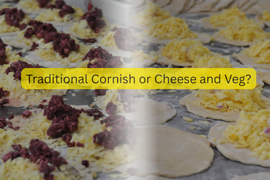 Which Pasty Are You? Traditional Cornish or Cheese and Veg, Delivered Anywhere in the UK