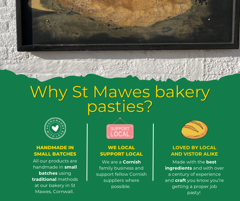 Box of six traditional pasties