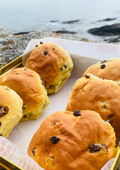 Small-batch traditional Cornish saffron buns