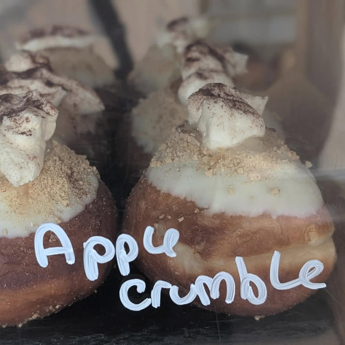 Apple Crumble Donuts x 2