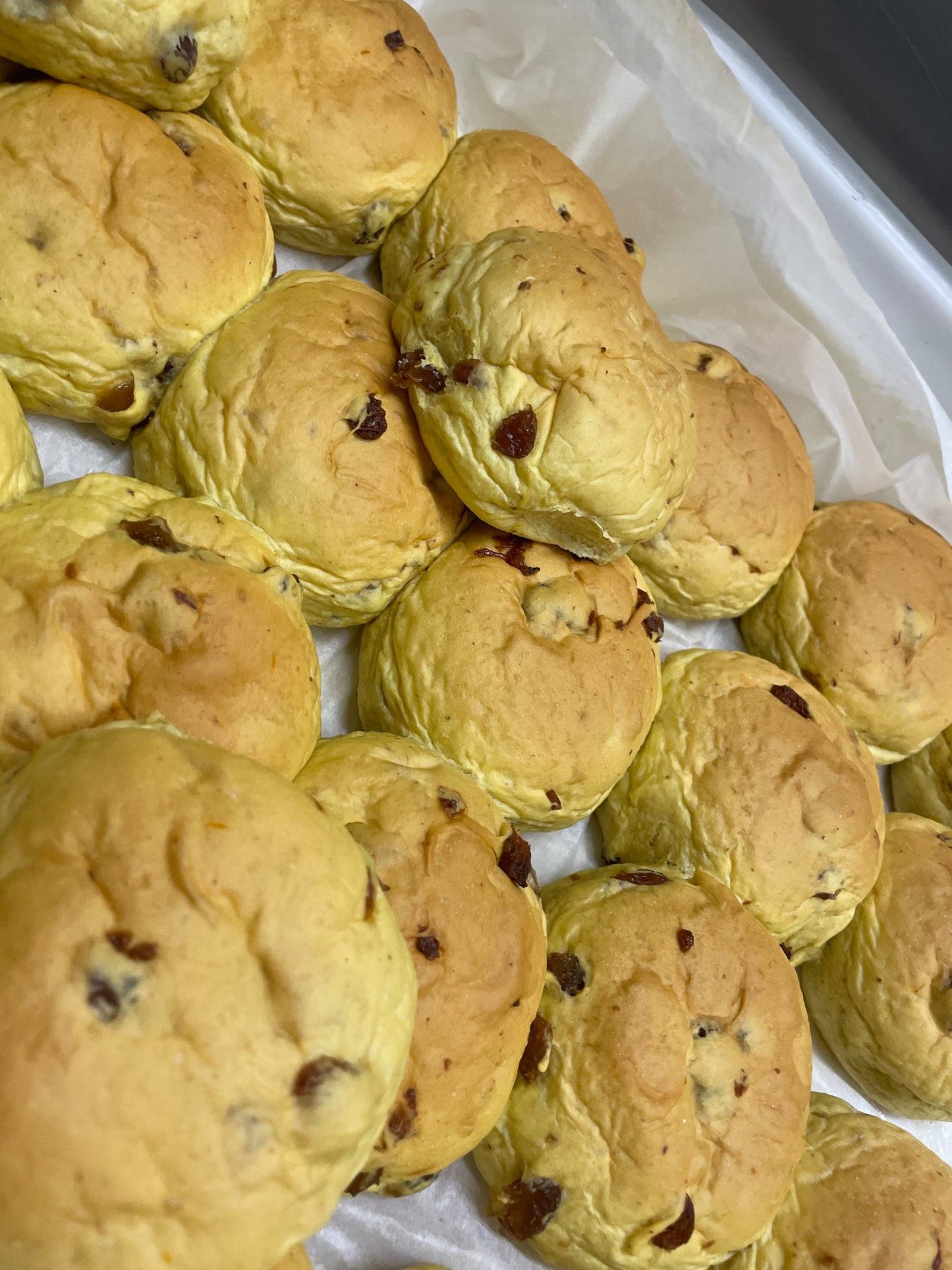 Traditional Cornish saffron buns